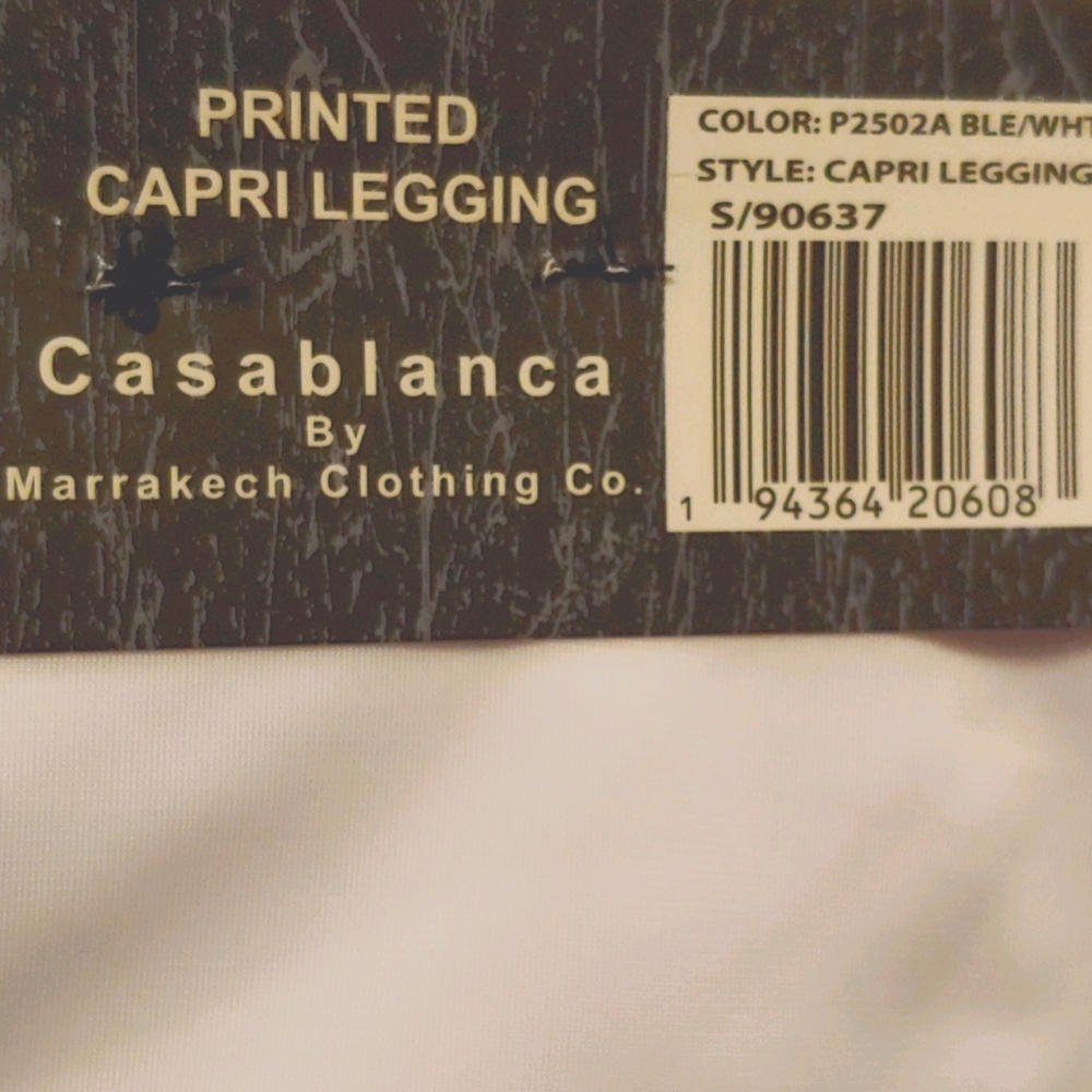 Printed Capri legging. - Picture 5 of 5